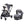 Baby Trend Sit N' Stand 5-in-1 Stroller & EZ-Lift Plus Infant Car Seat, Magnolia