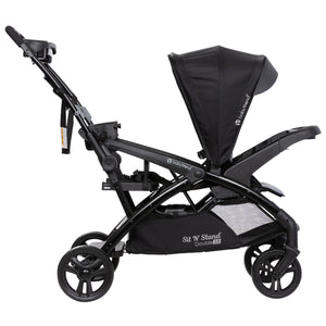 Baby Trend Sit N Stand Double Stroller with EZ-Lift Plus Infant Car Seat, Stormy - TRAPSKI