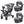 Baby Trend Sit N' Stand Double Stroller with EZ-Lift Car Seat (2 Pack), Magnolia