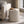 Outdoor Lightweight Concrete Side Table, Light Gray
