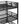 Full Over Full Over Full Bunk Bed with Slide
