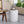 Outdoor End Table With Scallop Edge - Antique White