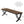 2 Person Desk With X Legs, Extra Long Office Workstation - Brown / Black