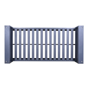 Twin Size Porch Swing Bed Seating Gray