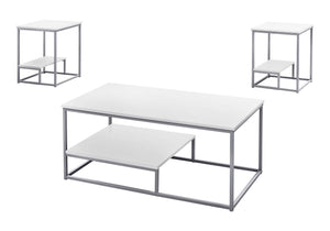 Contemporary 3-Piece Living Room Table Set