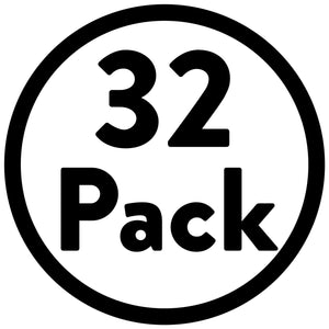 Sterilite 56 Quart Clear Plastic Storage Container Box and Latching Lid, 32 Pack