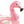Intex Sparkling Glitter Filled 12 Gauge Vinyl Flamingo Inflatable Pool Swim Tube