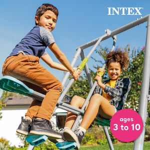 Intex 4 Activity Feature Colored Playground Swing with Trapeze Bar - TRAPSKI