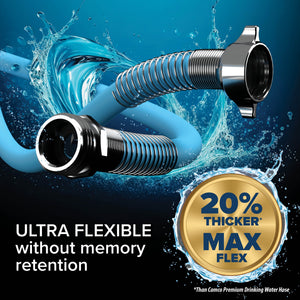 Camco EvoFlex 75 Foot RV and Marine Drinking Water Hose for Outdoor Recreation