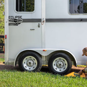 Camco Trailer Aid PLUS Tandem Trailer Tire Changing Ramp with  5.5" Lift, Yellow
