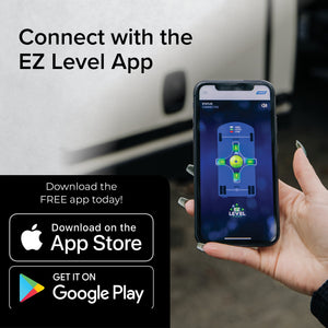 Camco Wireless Automatic RV EZ Level with Illuminated Indicator Lights, Blue