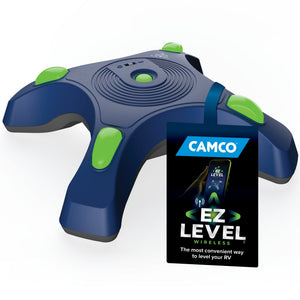 Camco Wireless Automatic RV EZ Level with Illuminated Indicator Lights, Blue