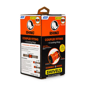 Camco RhinoFLEX RV Sewer Hose Connector Coupler w/Locking Rings, Accessory Only