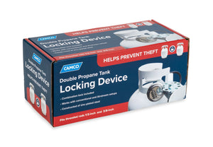 Camco Double Propane Tank Theft Prevention Combination Locking Device for RVs