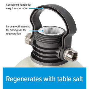 Camco TastePURE Portable Compact 4 GPM Hard Water Softener Kit for RV and Boat