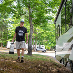 Camco TastePURE Portable Compact 4 GPM Hard Water Softener Kit for RV and Boat