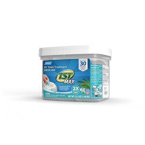 Camco TST MAX 30 Drop-Ins RV Toilet Waste Odor Treatment, Ocean Breeze Scent