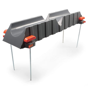 Camco 43071 Adjustable Stackable Sewer Hose Drain Support Kit for RV (6 Troughs)