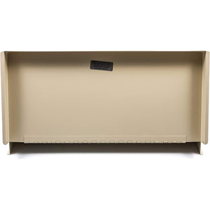 Camco Universal Fit Splash Guard Steel Stove Top Cover for RV or Campers, Almond