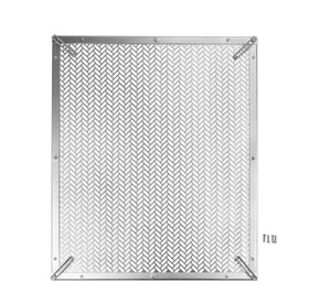 Camco Premium Lower RV Adjustable Protective Metal Screen Door Grille, Silver