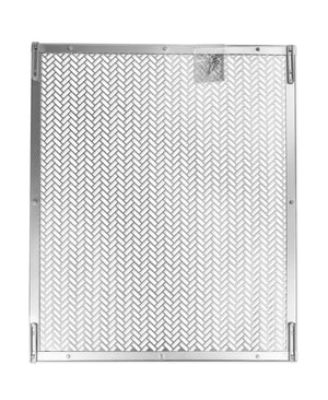 Camco Premium Lower RV Adjustable Protective Metal Screen Door Grille, Silver