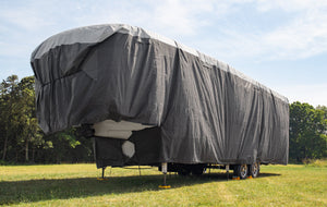 Camco ULTRAGuard 34-36' 5th Wheel RV Cover with Zipper Doors & Covered Air Vents