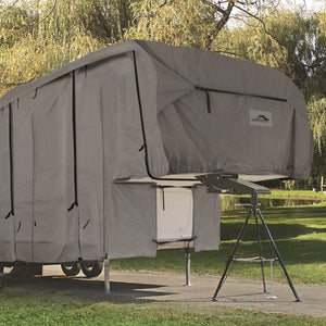 Camco ULTRAGuard 34-36' 5th Wheel RV Cover with Zipper Doors & Covered Air Vents