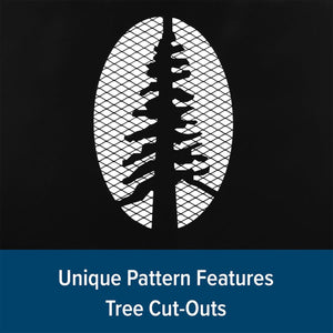 Camco Portable 27 x 8.5" Outdoor Campfire Ring with Bag for Wood Burning Fires