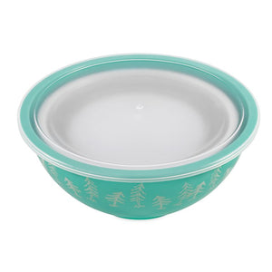 Camco Life is Better at The Campsite 8 Piece Melamine Nesting Bowl Set with Lids