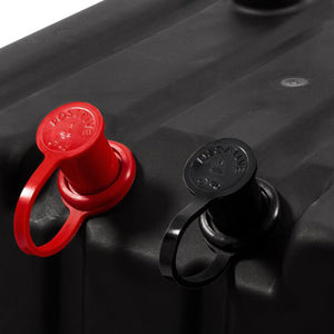 Camco Vented RV/Marine Double SideBySide Durable Polymer Battery Box Set, Black