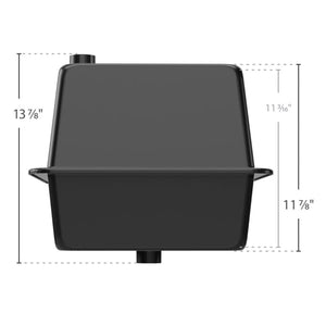 Camco Vented RV/Marine Double SideBySide Durable Polymer Battery Box Set, Black