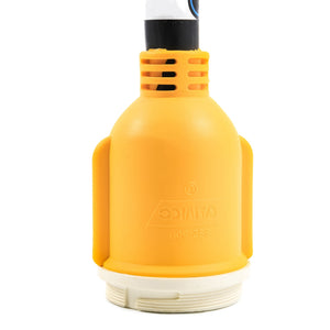 Camco Power Grip 18" Dogbone Adapter with 50 Amp Locking Male and Female, Yellow