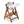 hauck Alpha+ Grow Along Walnut Wooden High Chair, Tray Table & Deluxe Cushion