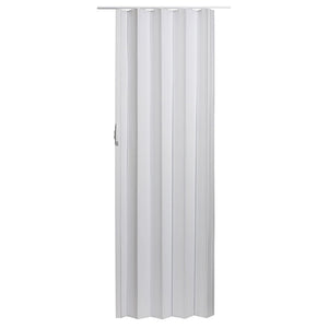 LTL Home Products Via 36" x 80" Vinyl PVC Hinged Single Folding Door, White