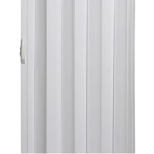 LTL Home Products Via 36" x 80" Vinyl PVC Hinged Single Folding Door, White