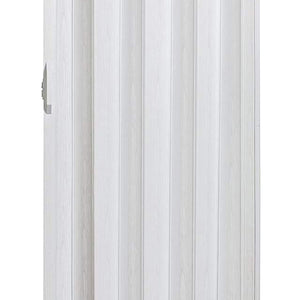 LTL Home Products Via 36" x 80" Vinyl Hinged Single Folding Door, White Mist