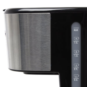 Haden Coffee Machine, 12 Cup Programmable Drip Coffee Maker, Steel & Copper