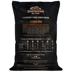 Bear Mountain BBQ Hardwood Savory Craft Blends Grill Smoker Pellets, 20 Pounds - TRAPSKI