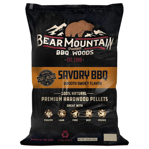 Bear Mountain BBQ Hardwood Savory Craft Blends Grill Smoker Pellets, 20 Pounds - TRAPSKI