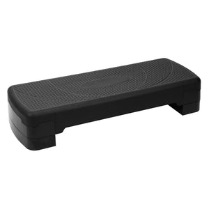BalanceFrom Fitness Adjustable Workout Aerobic Step Platform Trainer w/Raisers