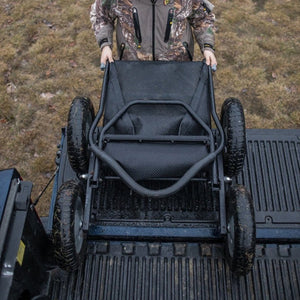 Hawk Crawler 500 Lb. Capacity Foldable Multi Use Deer Game Cart, Earth (Damaged)