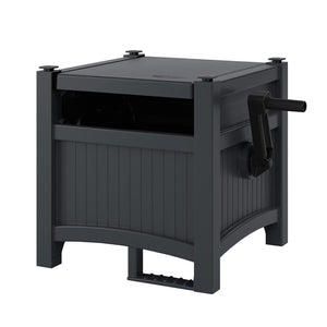 Suncast Hideaway 100 Ft Garden Hose Reel for 5/8 Inch Hoses, Cyberspace (2 Pack)