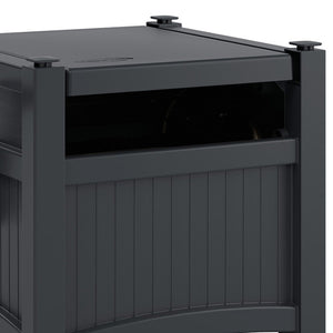 Suncast Hideaway 100 Ft Garden Hose Reel for 5/8 Inch Hoses, Cyberspace (2 Pack)