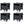 Suncast Hideaway 100 Ft Garden Hose Reel for 5/8 Inch Hoses, Cyberspace (4 Pack) - TRAPSKI