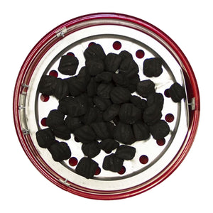 Americana Wherever Grill Dual-Fuel Portable Electric and Charcoal BBQ Grill, Red