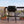 MECO Americana Swinger Wheeled Charcoal Grill, Side Tables & Bottom Shelf, Black