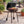 MECO Americana Swinger Wheeled Charcoal Grill, Side Tables & Bottom Shelf, Black
