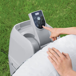 Bestway SaluSpa Sun Shade Canopy with Aruba SaluSpa Inflatable Outdoor Hot Tub