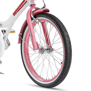 RoyalBaby Princess Girl Kid Outdoor Bicycle 20 Inch with Kickstand, Pink EL