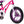 RoyalBaby RoyalMg Galaxy Fleet 14 Inch Kids Bicycle w/ Training Wheels, Fuchsia